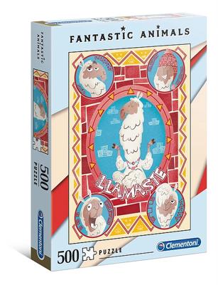 Clementoni Puzzel Fantastic Animals Lama 500st Clementoni Puzzel Fantastic Animals Lama 500st