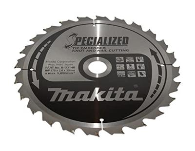 Makita Accessoires Cirkelzaagblad | Hout | Tipe 270X30X2,6 24T 23G - B-33146