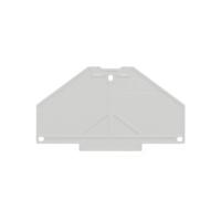 Weidmüller 1211450000 Afsluitplaat Grijs 10 stuk(s) - thumbnail