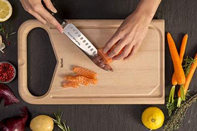 Santoku-mes Tefal K23206 18 cm Zwart Medium Roestvrij staal - thumbnail
