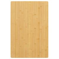 Tafelblad 60x100x2,5 cm bamboe - thumbnail