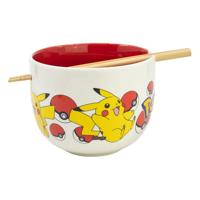 Pokémon Ramen Bowl with Chopsticks Face - thumbnail