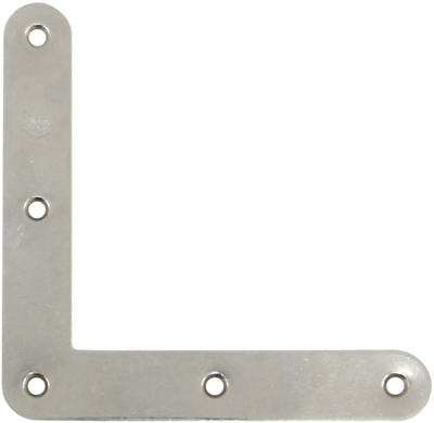 Connex platte winkelhaak 120x120x20 a2 - dy2006795