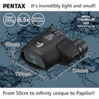 Pentax PAPILIO III 6.5x21 WR - Black - thumbnail