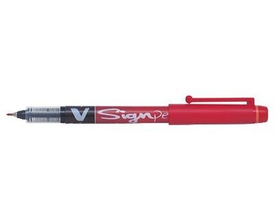 Gelpen Pilot V Sign Pen Rood 0,6 mm (12 Stuks)