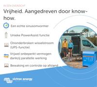 Victron Energy MultiPlus C 12/3000/120-16 Netomvormer 3000 W 12 V/DC - 230 V/AC Geïntegreerde laadregelaar - thumbnail