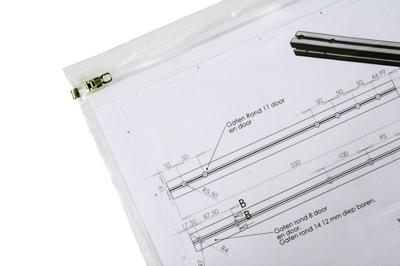 Topprotect bouwtekeninghoes - A0 - 90 x 125cm - met ritssluiting