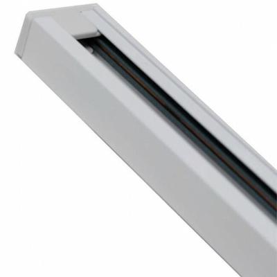 Aluminium Spanningsrail 1-fase Wit - 1 meter - Opbouw