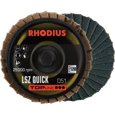 Rhodius 303933 LSZ QUICK Lamellenschijf RVS, Staal, Non-ferrometaal 10 stuk(s)