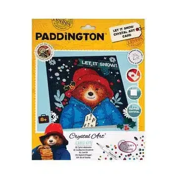 Diamond painting Paddington let it snow kerstkaarten maken