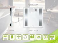 Soehnle Shape Sense Connect 100 Analyse-personenweegschaal Digitaal Weegbereik (max.): 180 kg Grijs, Metaal Met Bluetooth - thumbnail