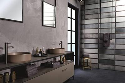 Ben Lavion verhoogde wastafelkraan gunmetal pvd Ben Lavion verhoogde wastafelkraan gunmetal pvd