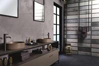 Ben Lavion verhoogde wastafelkraan gunmetal pvd - thumbnail