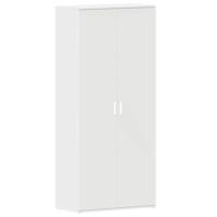 Schoenkast Wit 80x39x180 cm Gemaakt van Hout - thumbnail