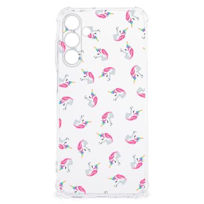 Doorzichtige Silicone Hoesje voor Samsung Galaxy A15 Unicorns Doorzichtige Silicone Hoesje voor Samsung Galaxy A15 Unicorns