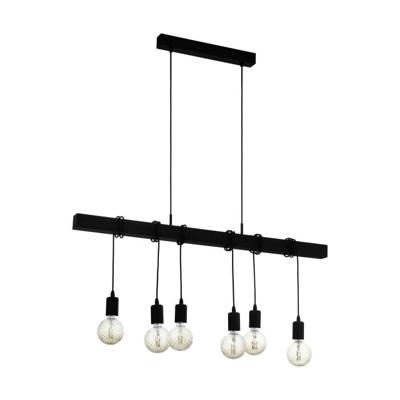 Eglo Hanglamp Townshend E27 zwart