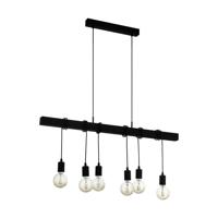 Eglo Hanglamp Townshend E27 zwart - thumbnail