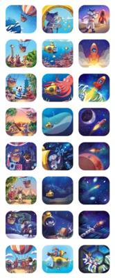 Verhalenprojector Kidyslide - KIDYWOLF blauw Verhalenprojector Kidyslide - KIDYWOLF blauw