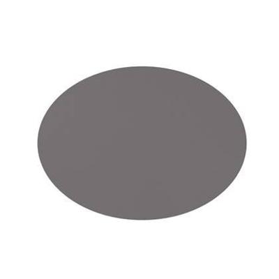 Mesapiu Placemat Lederlook Grey Ovaal 45x33 Cm