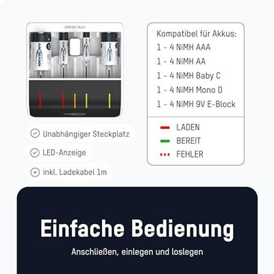 Ansmann Comfort Multi Batterijlader Ansmann Comfort Multi Batterijlader
