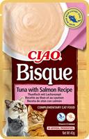 INABA Ciao Bisque Tuna with Salmon - Kattensnoepje - 40g - thumbnail