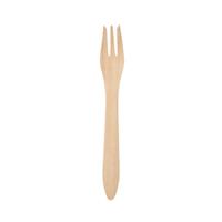 Duni Berkenhouten Vorken 19 cm 10 Stuks - thumbnail