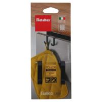 Metaltex Dubble Kasthaak Zwart/Metaal - thumbnail