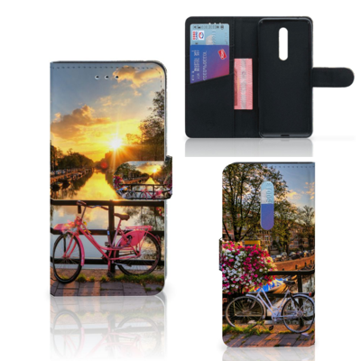 Xiaomi Mi 9T Pro Flip Cover Amsterdamse Grachten Xiaomi Mi 9T Pro Flip Cover Amsterdamse Grachten