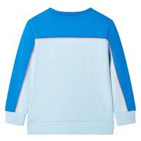 Kindertrui 92 felblauw en lichtblauw - thumbnail