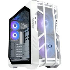 Cooler Master HAF700 White Midi-tower PC-behuizing Wit 4 voorgeïnstalleerde LED-ventilators, Stoffilter Cooler Master HAF700 White Midi-tower PC-behuizing Wit 4 voorgeïnstalleerde LED-ventilators, Stoffilter