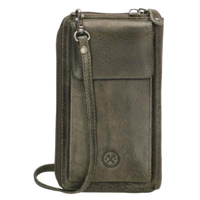 Hide & stitches paint rock telefoontasje-Olive