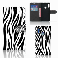 Xiaomi Mi A2 Lite Telefoonhoesje met Pasjes Zebra - thumbnail