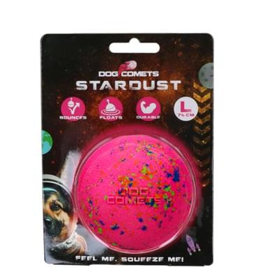 Dog Comets Ball Stardust Roze L Dog Comets Ball Stardust Roze L