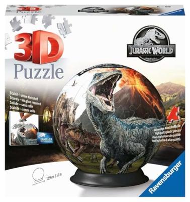 Ravensburger - puzzelbal jurassic world 72st.