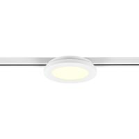 LED Railverlichting Plafondlamp 9W Dimbaar Warm Wit 3000K Mat Wit - thumbnail