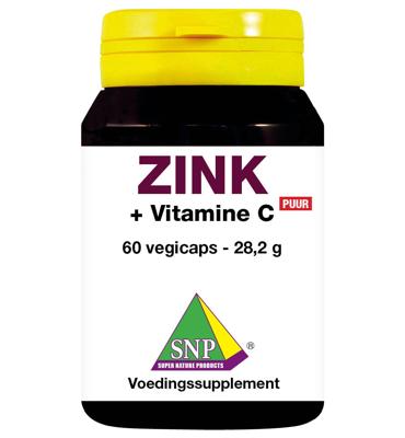 Zink 50mg + gebufferde vitamine C puur