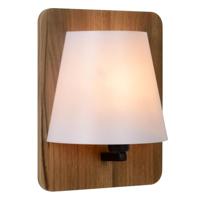 Lucide IDAHO - Wandlamp - 1xE14 - Bruin - thumbnail