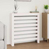 VidaXL Radiatorombouw 79,5x19x84 cm massief grenenhout wit - thumbnail