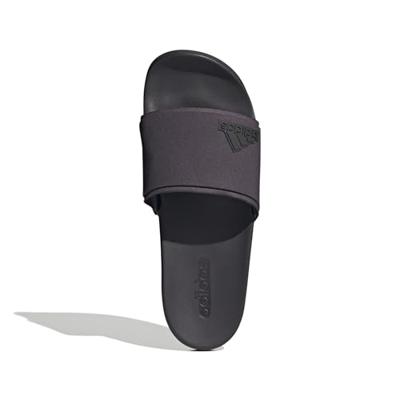 adidas Adilette Comfort Elevated Slippers Zwart Donkerpaars