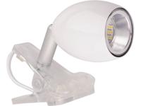 JEDI Lighting Ara JE20010 LED-klemlamp 1.5 W Warm-wit Wit - thumbnail