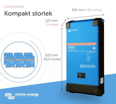 Victron Energy MultiPlus 12/2000/80-32 230V VE.Bus Omvormer 2000 W - 230 V Geïntegreerde laadregelaar Victron Energy MultiPlus 12/2000/80-32 230V VE.Bus Omvormer 2000 W - 230 V Geïntegreerde laadregelaar
