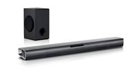 LG SJ2 2.1 Soundbar (160W, draadloze subwoofer, bluetooth) zwart - thumbnail