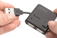 Digitus DA-70217 DA-70217 USB-hub 4 poorten USB-A USB 2.0 480 MBit/s Zwart - thumbnail
