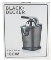 Black & Decker Sapcentrifuge BXCJ100E â" 100W â" grote vulopening RVS â" onderdelen vaatwasserbestendig - thumbnail