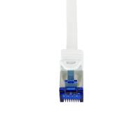 LogiLink C6A011S RJ45 Netwerkkabel, patchkabel CAT 6A S/FTP 0.25 m Wit 1 stuk(s) - thumbnail