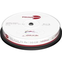 Primeon 2761312 Blu-ray BD-R DL disc 50 GB 10 stuk(s) Spindel Bedrukbaar - thumbnail