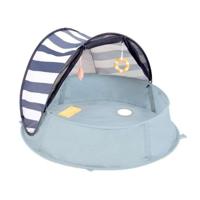anti-UV UPF50+ pop-up tent Aquani BABYMOOV blauw wit grijs - thumbnail
