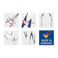 Staedtler Snel verstelbare passer 552 01 Snelverstelling Knopmechanisme - thumbnail