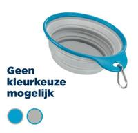 TRIXIE VOERBAK / DRINKBAK REIS STEVIGE RAND SILICONEN ASSORTI - thumbnail