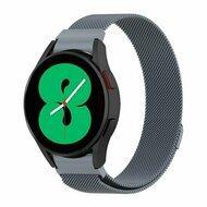 Samsung Galaxy watch 7 / Galaxy Watch FE - 40mm & 44mm - Milanese bandje (ronde connector) - Space Grey